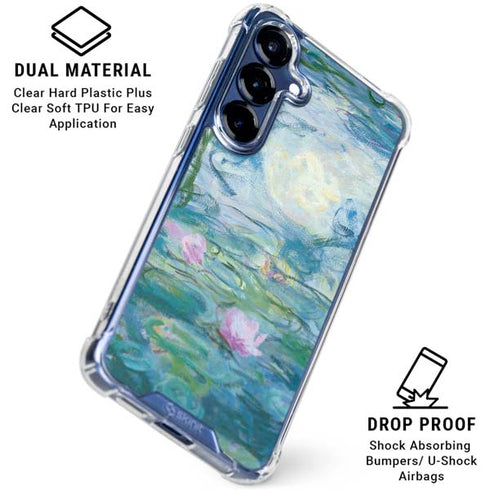 Waterlilies, 1916-19 by Monet Galaxy S25 Clear Case